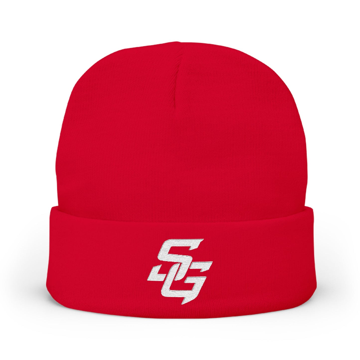 Embroidered SG Logo Knit Beanie