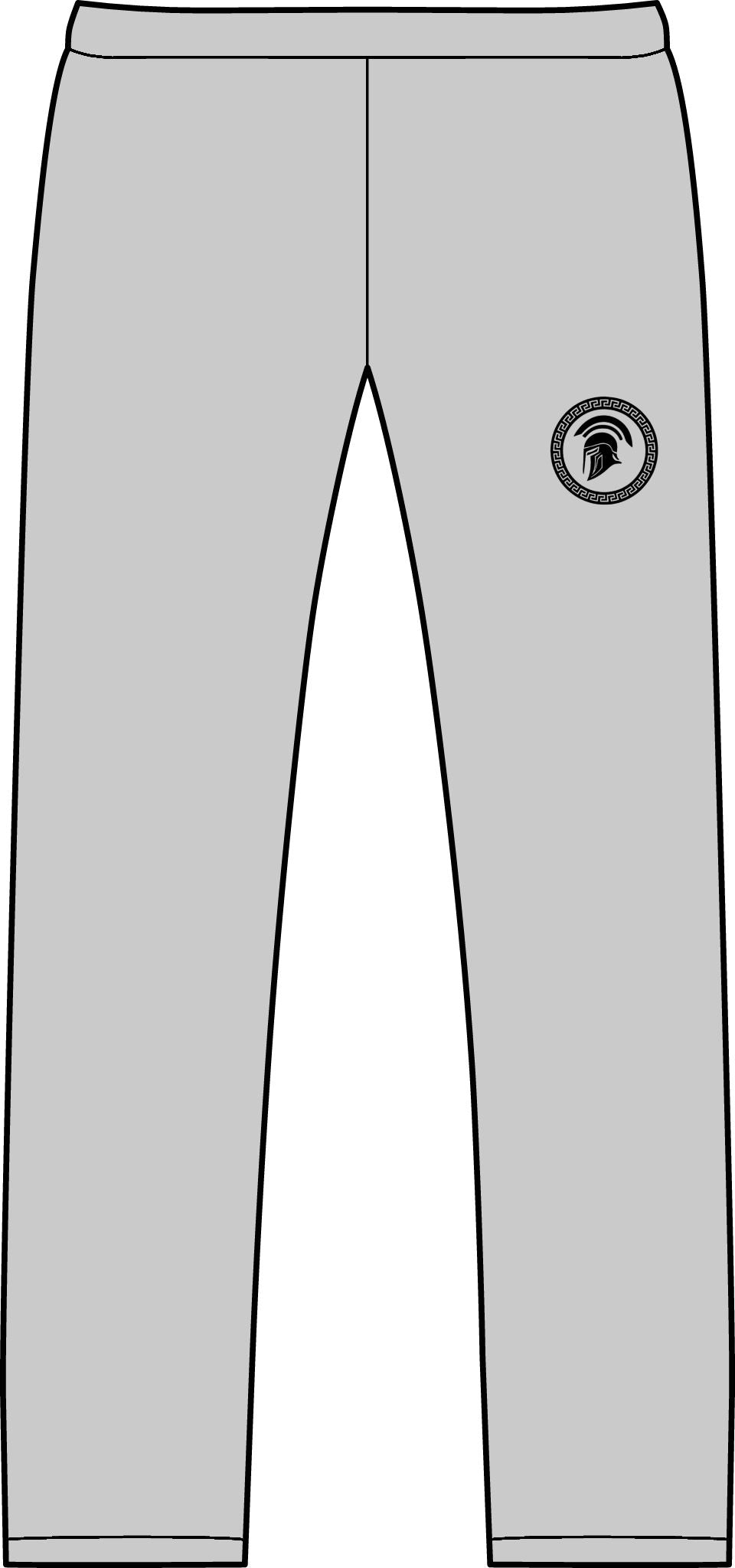 Spartan Logo Sweatpants – Open Bottom Athletic Joggers