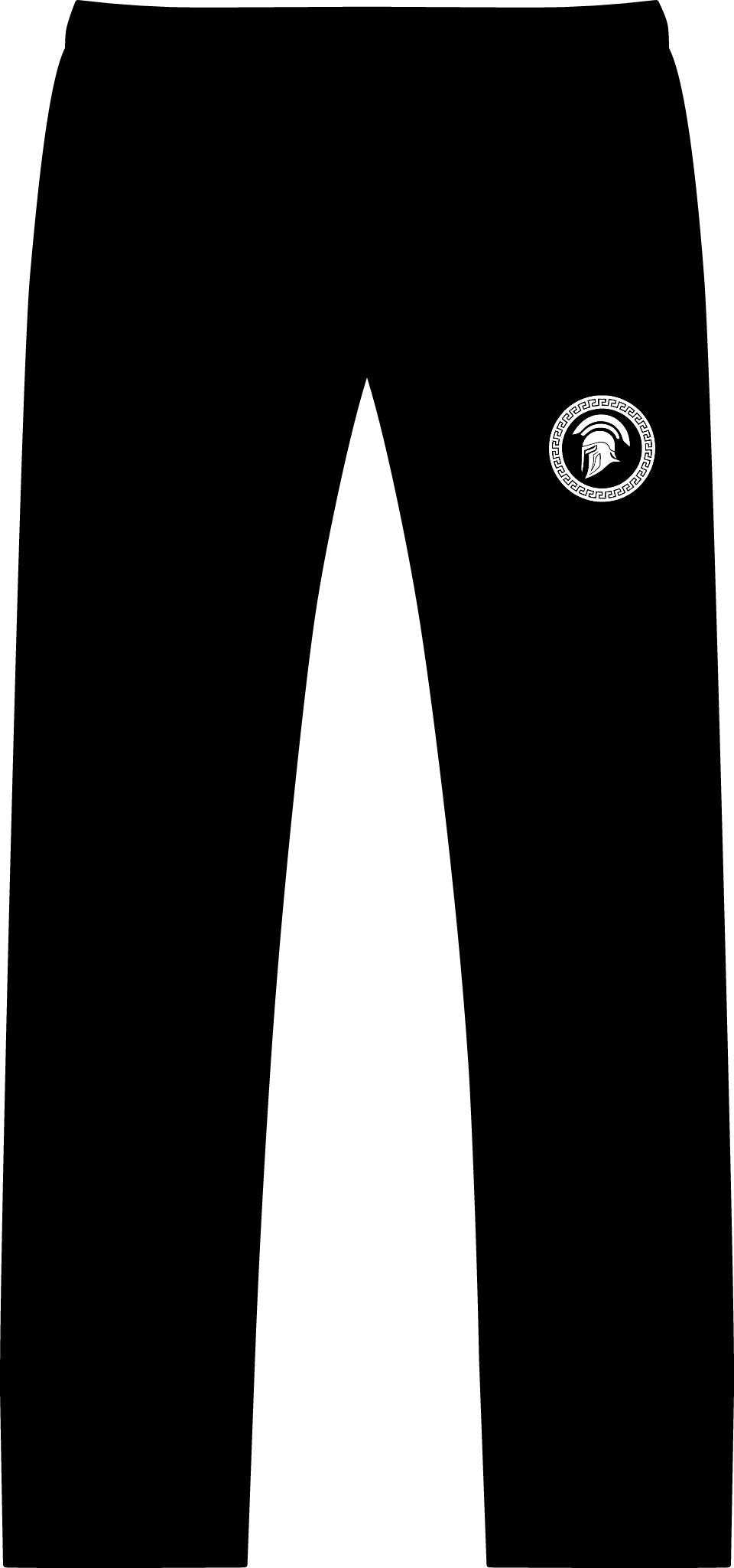 Spartan Logo Sweatpants – Open Bottom Athletic Joggers