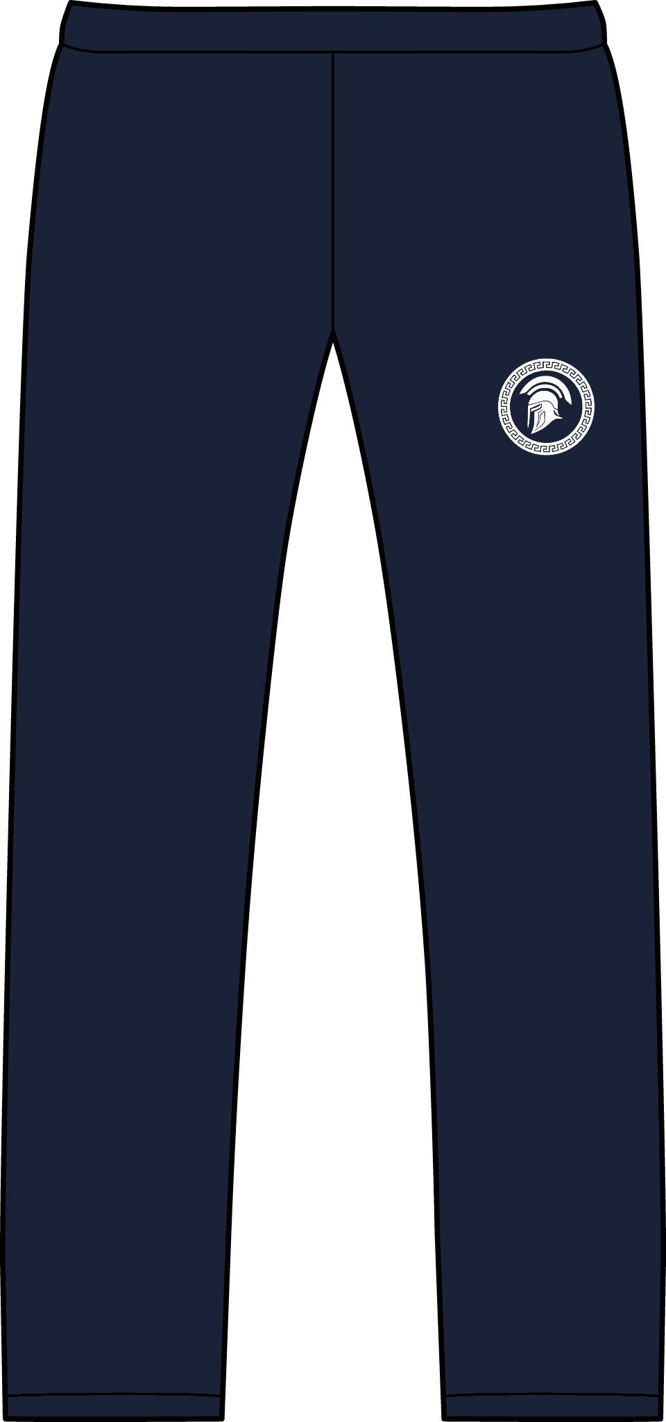 Spartan Logo Sweatpants – Open Bottom Athletic Joggers