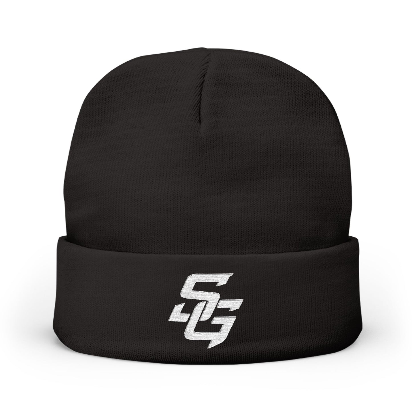 Embroidered SG Logo Knit Beanie