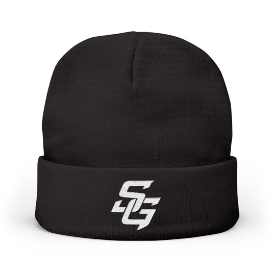 Embroidered SG Logo Knit Beanie