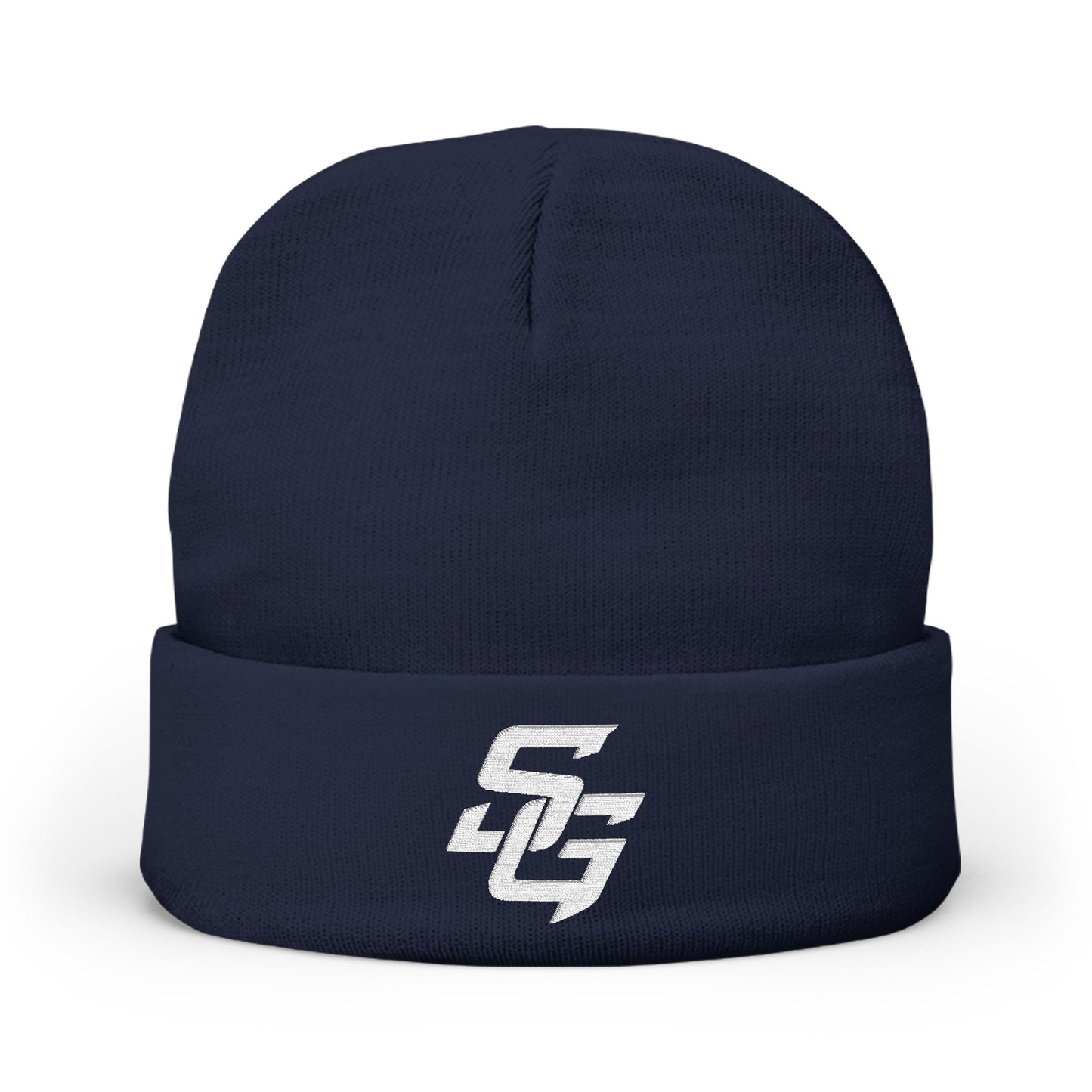 Embroidered SG Logo Knit Beanie