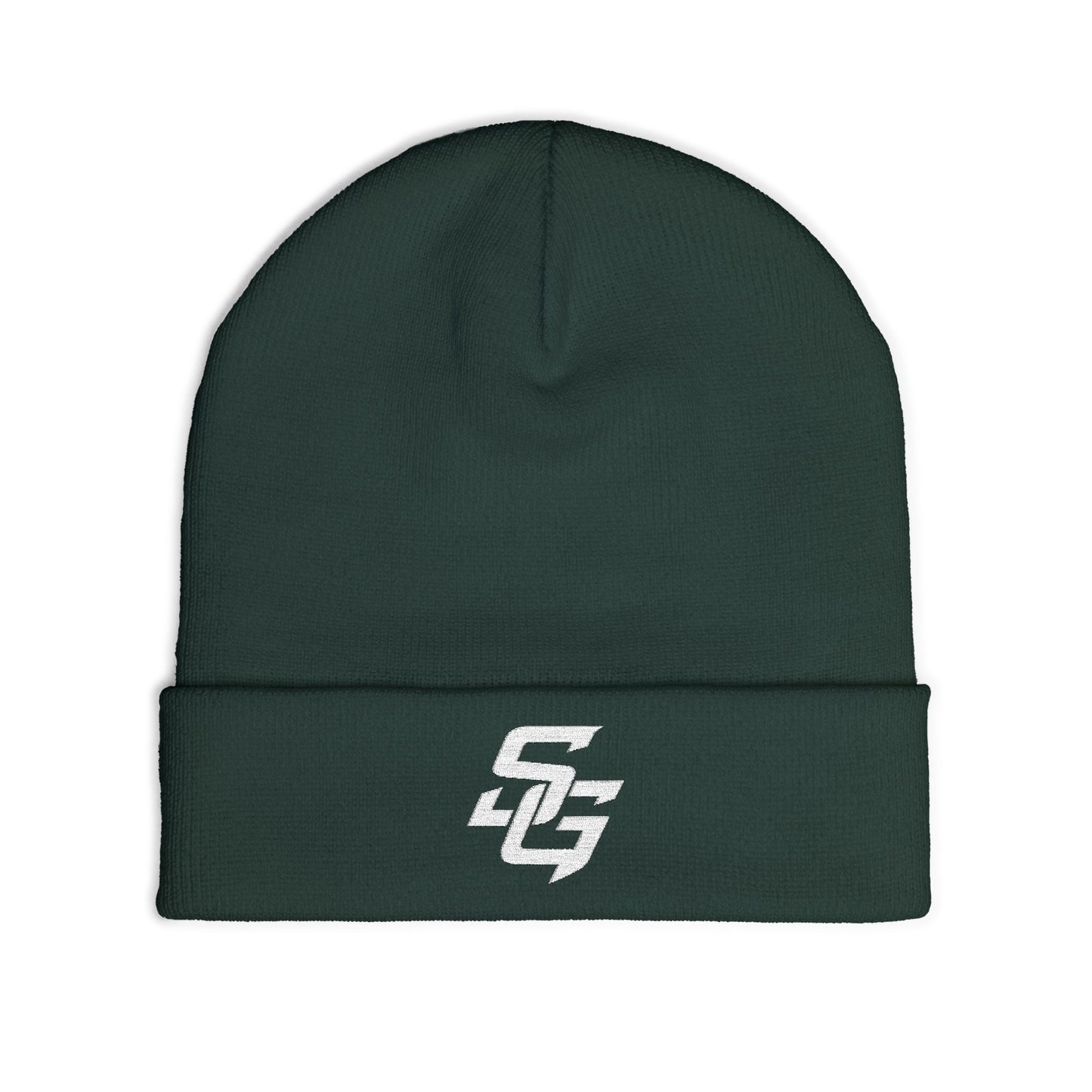 Embroidered SG Logo Knit Beanie