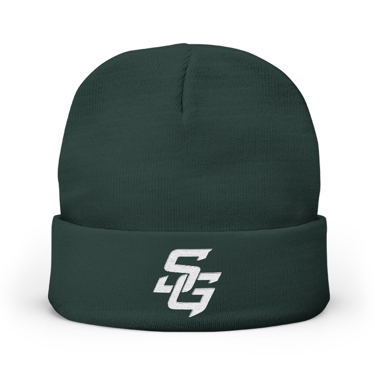 Embroidered SG Logo Knit Beanie
