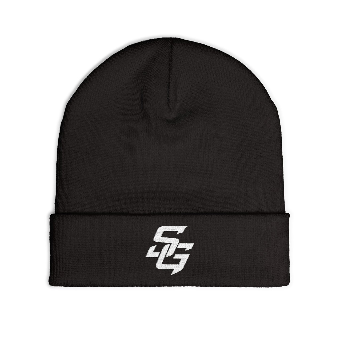 Embroidered SG Logo Knit Beanie